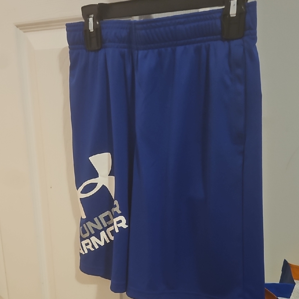 Boys YMD Under Armour Royal Blue Sports Shorts